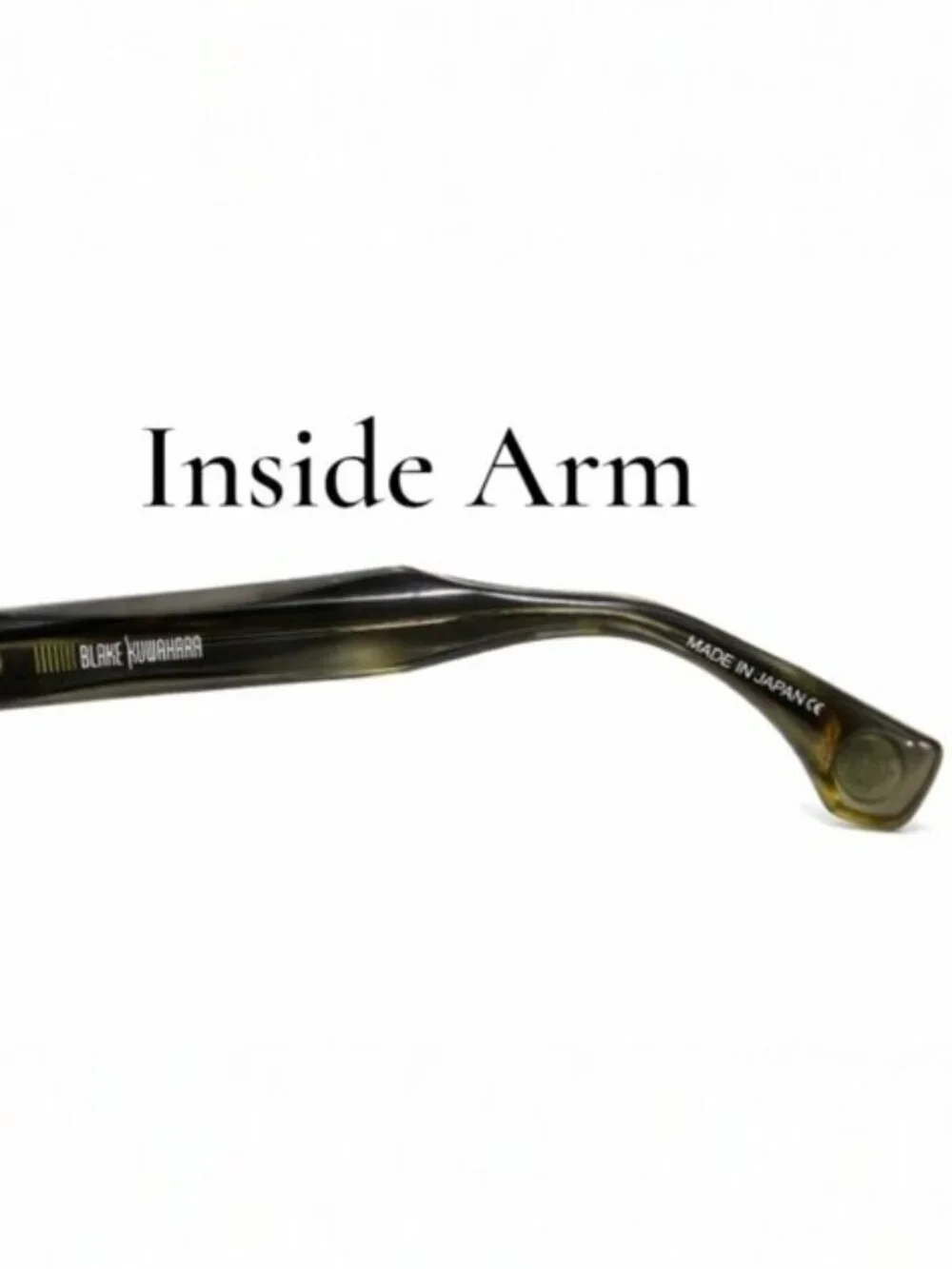 Blake Kuwahara Kesling Olive 51022 145 Full Rim Bold Oversized Square Eyeglasses